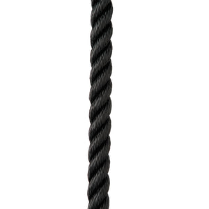 New England Ropes 1/2" Premium 3-Strand Dock Line - Black - 25 [C6054-16-00025]