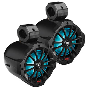 Boss Audio 6.5" Amplified Wake Tower Multi-Color Illuminated Speakers - Black [B62RGB] - Boss Audio