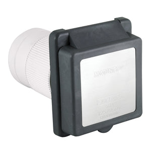 Marinco 50A 125/250V EL Inlet w/Enclosure [6353EL-B.GRAY]