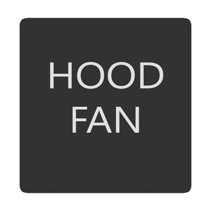 Blue Sea 6520-0268 Square Format Hood Fan Label [6520-0268]