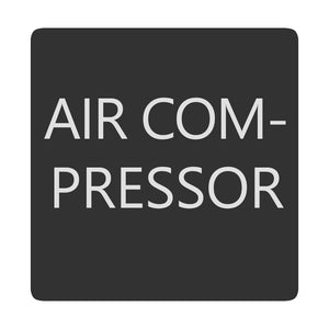 Blue Sea 6520-0025 Square Format Air Compressor Label [6520-0025]