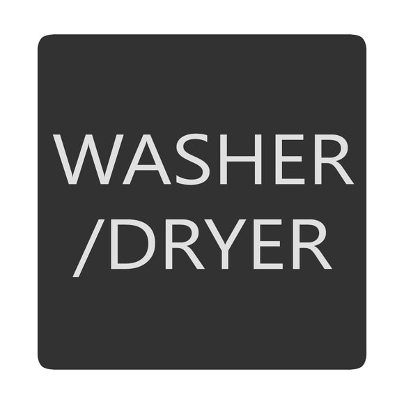 Blue Sea 6520-0436 Square Format Washer - Dryer Label [6520-0436]