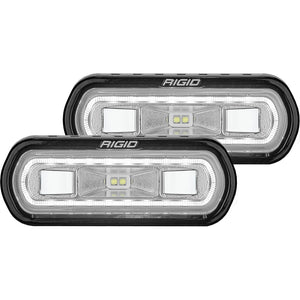 RIGID Industries SR-L Series Surface Mount Spreader Light - Black Housing - White Halo [53120] - RIGID Industries