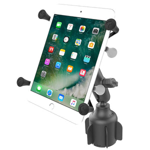 RAM Mount RAM X-Grip f-7"-8" Tablets w-RAM Stubby Cup Holder Base [RAP-B-299-4-UN8U] - RAM Mounting Systems