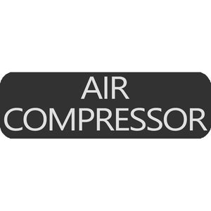 Blue Sea 8063-0025 Large Format Air Compressor Label [8063-0025]