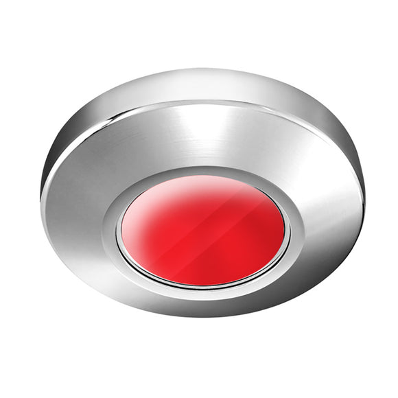 i2Systems Profile P1100 1.5W Surface Mount Light - Red - Brushed Nickel Finish [P1100Z-41H]