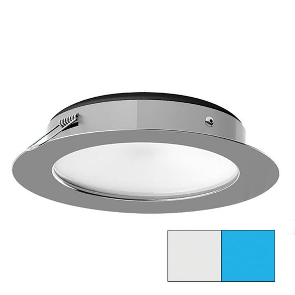 i2Systems Apeiron Pro XL A526 - 6W Spring Mount Light - Cool White/Blue - Polished Chrome Finish [A526-11AAG-E]