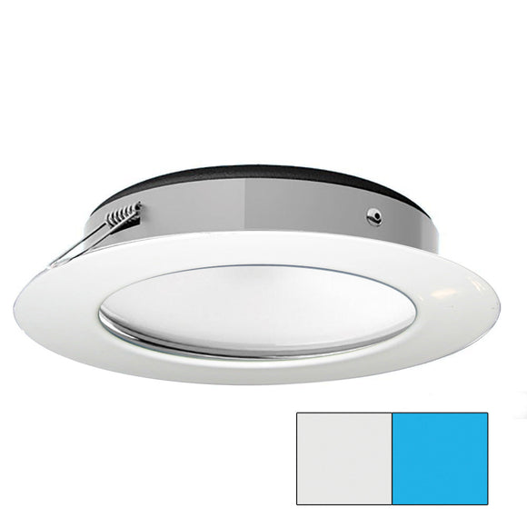 i2Systems Apeiron Pro XL A526 - 6W Spring Mount Light - Cool White/Blue - White Finish [A526-31AAG-E]