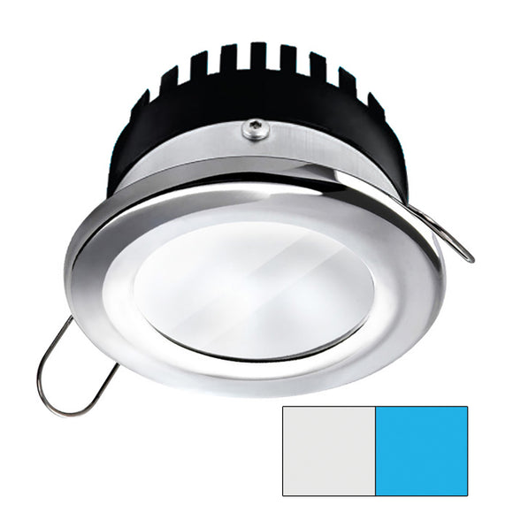 i2Systems Apeiron A506 6W Spring Mount Light - Round - Cool White  Blue - Polished Chrome Finish [A506-11AAG-E]