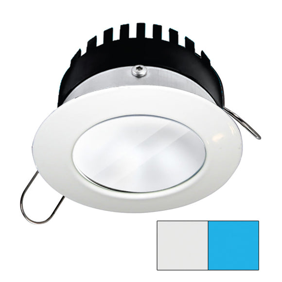 i2Systems Apeiron PRO A506 - 6W Spring Mount Light - Round - Cool White  Blue - White Finish [A506-31AAG-E]