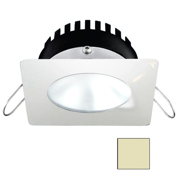 i2Systems Apeiron PRO A506 - 6W Spring Mount Light - Square/Round - Warm White - White Finish [A506-32CBBR]