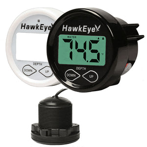 Hawkeye DepthTrax In-Dash Digital Depth  Temp Gauge - Thru-Hull [DT2BX-TH]