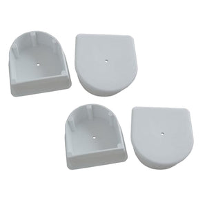 Dock Edge Small End Plug - White *4-Pack [DE1027F]