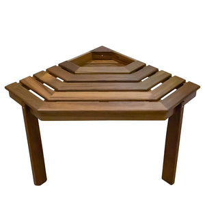 Whitecap Shower/Corner Stool - Teak [63106]