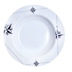 Marine Business Melamine Deep, Round Soup Plate - NORTHWIND - 8.8" Set of 6 [15002C]