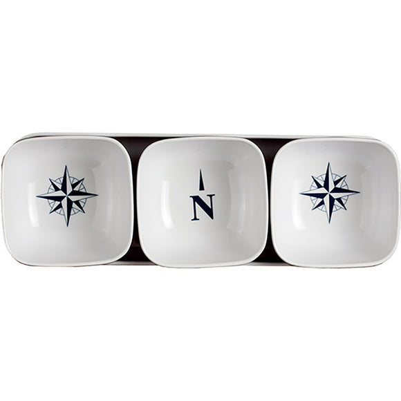 Marine Business Melamine Snack Set - NORTHWIND - Set of 4 [15013]