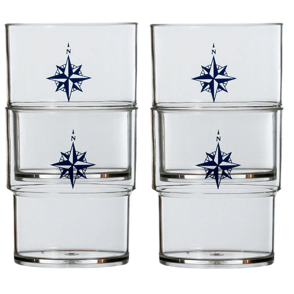 Marine Business Stackable Glass Set - NORTHWIND - Set of 12 [15103C]