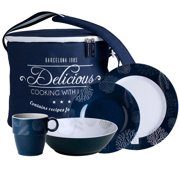 Marine Business Melamine Tableware  Basket - LIVING - Set of 16 [18147]