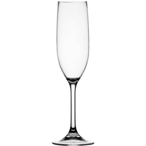 Marine Business Non-Slip Flute Glass Party - CLEAR TRITAN - Set of 6 [28105C]