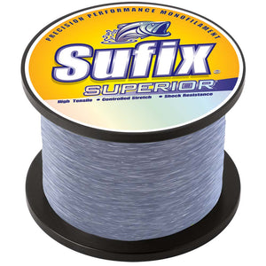 Sufix Superior Smoke Blue Monofilament - 130lb - 1640 yds [649-089]