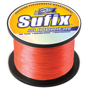 Sufix Superior Neon Fire Monofilament - 60lb - 3655 yds [651-060]