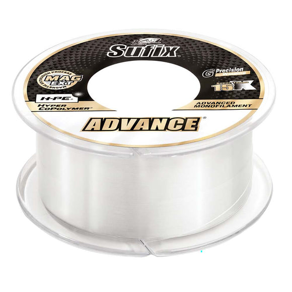 Sufix Advance Monofilament - 12lb - Clear - 1200 yds [604-1012]