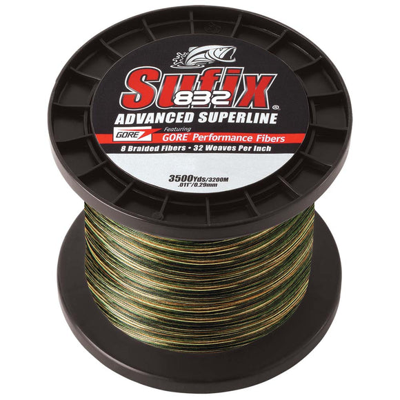 Sufix 832 Advanced Superline Braid - 6lb - Camo - 3500 yds [660-406CA]