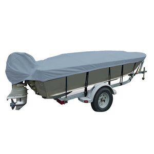 Carver Sun-DURA Extra Wide Series Styled-to-Fit Boat Cover f/19.5 V-Hull Fishing Boats - Grey [71119EXS-11]