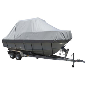 Carver Sun-DURA Specialty Boat Cover f/24.5 Walk Around Cuddy  Center Console Boats - Grey [90024S-11]