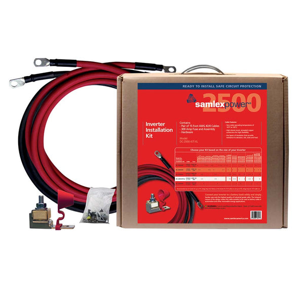 Samlex 2500W Inverter Install Kit [DC-2500-KIT-XL]