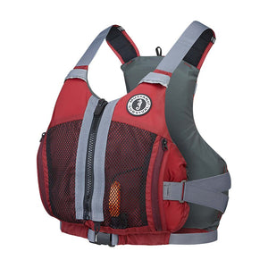 Mustang Womens Destiny Foam Vest - Merlot/Grey - Small/Medium [MV7050-860-S/M-216]