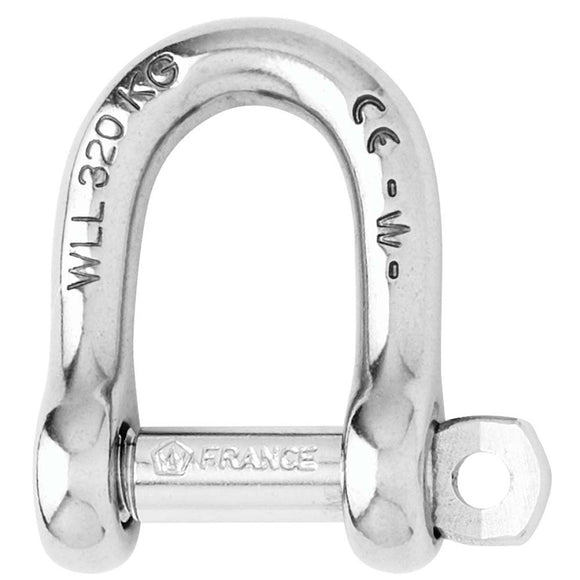 Wichard Self-Locking D Shackle - Diameter 10mm - 13/32