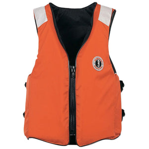 Mustang Classic Industrial Flotation Vest w/SOLAS Tape - Orange - Medium [MV3196T2-2-M-216]