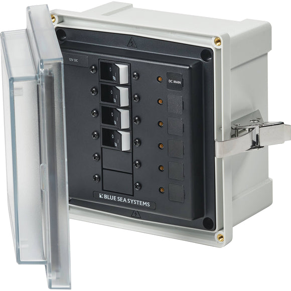 Blue Sea 3133 - SMS Panel Enclosure w/Main  3 Branch (12/24V) - 12/24V DC [3133]