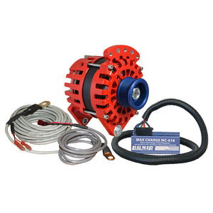 Balmar Alternator 170 AMP Kit 12V 3.15" Dual Foot Saddle J10 Pulley Regulator  Temp Sensor [XT-CR-170-J10-KIT]