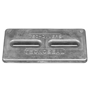 Tecnoseal Rectangular Zinc Plate Anode w/Inserts - 12" x 6" x 1" [TEC-DIVERSD]