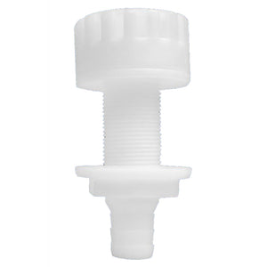 Attwood Plastic White Thru-Hull With Strainer - 3/4" Inner Diameter [3886-3]