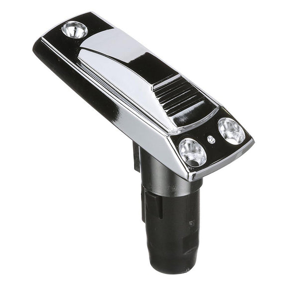 Attwood Rectangle 2-Pin Base f/Angled Pole - Zamak [911339-7]