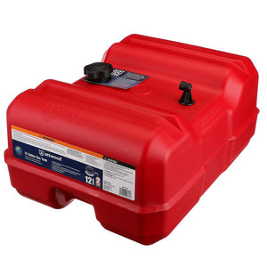 Attwood Portable Low Profile Fuel Tank - 12 Gallon w/o Gauge [8812LLP2]