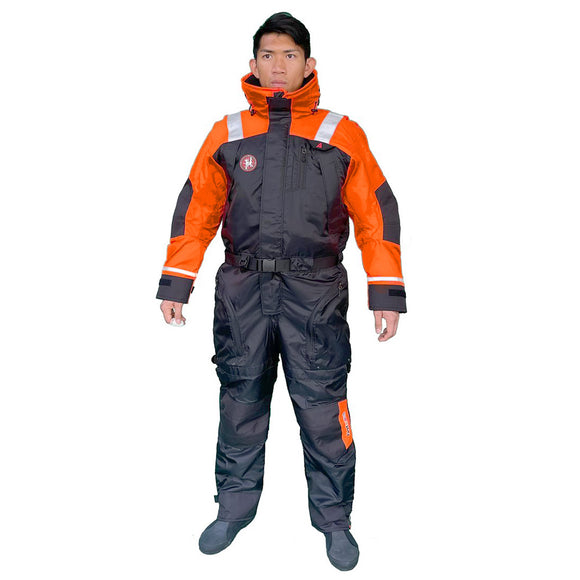 First Watch Anti-Exposure Suit Hi-Vis - Orange/Black - 3XL [AS-1100-OB-3XL]