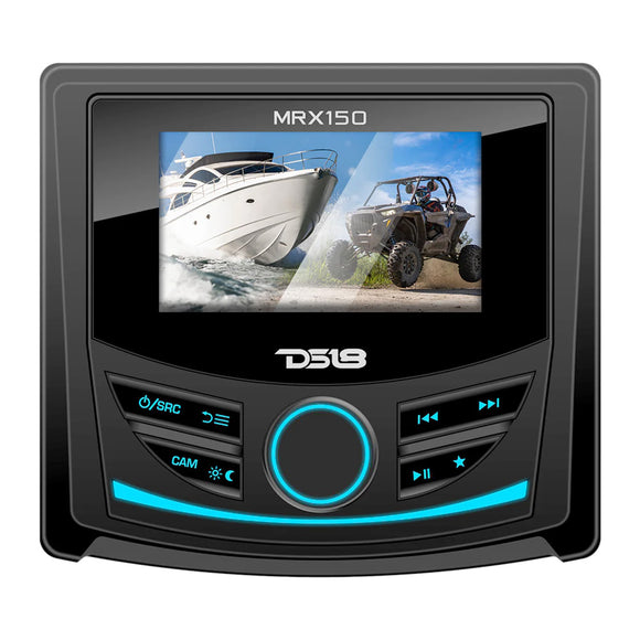 DS18 MRX150 2 Zone Marine  Powersports Head Unit w/3